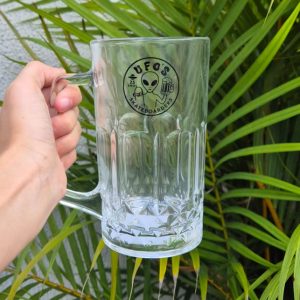 Caneca de Vidro Personalizada Barroco