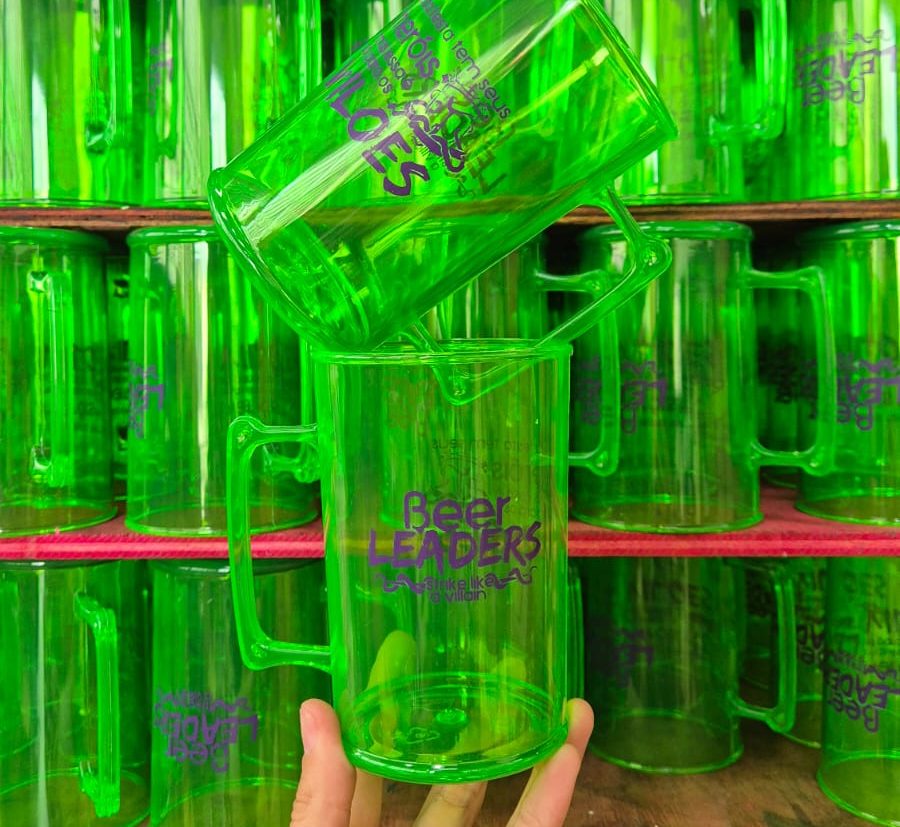 CANECA VERDE NEON 400ML