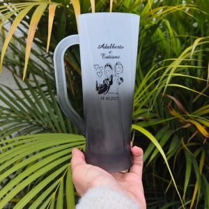 Caneca Slim Degradê Personalizada 400 ml