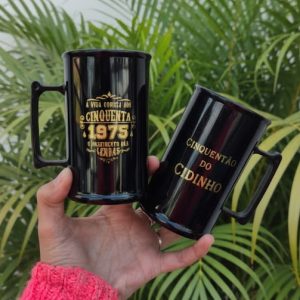 Caneca de Chopp 300 ml de Acrílico Personalizada