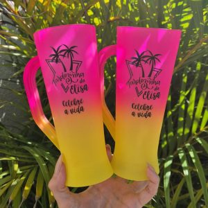 Caneca Slim Degradê LED Personalizada