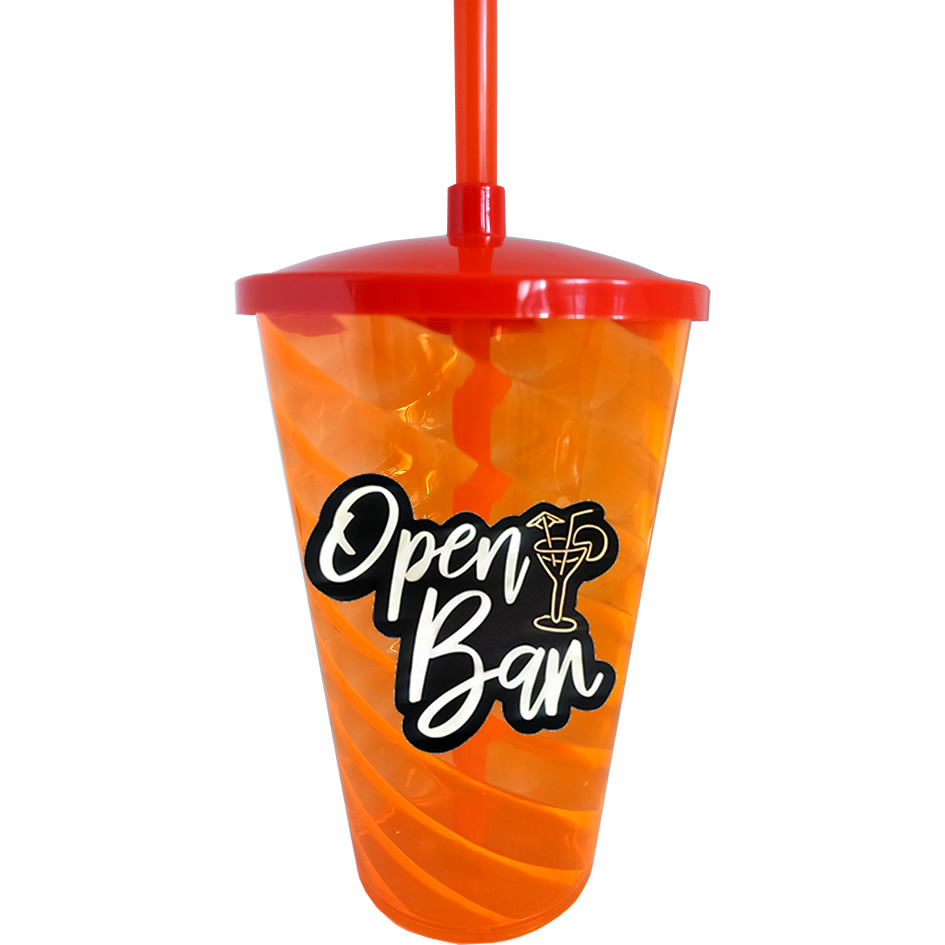 Copo Personalizado Espiral Twister 550 ml