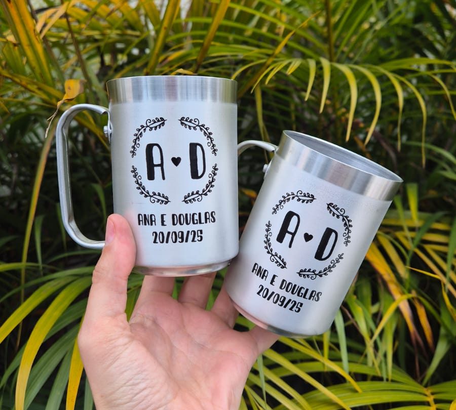 Caneca de Alumínio Personalizada 300ml - Imagem 1