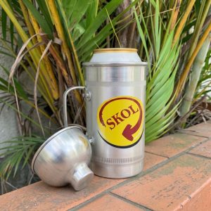 3 em 1 : Caneca Alumínio e Porta Lata e Coqueteleira Térmica