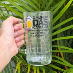 Caneca de Chopp Vidro JADE 355 ml