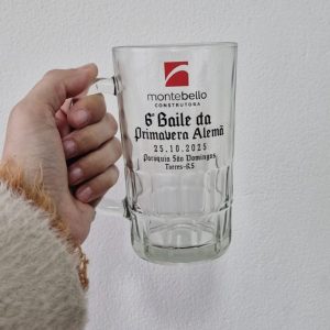 Caneca de Chopp Vidro JADE 355 ml