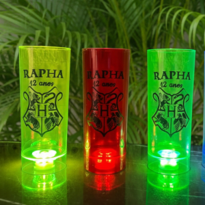 Long Drink 350ml PS com led COLORIDO