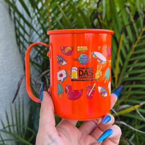 Caneca de Alumínio Colorido 390 ml