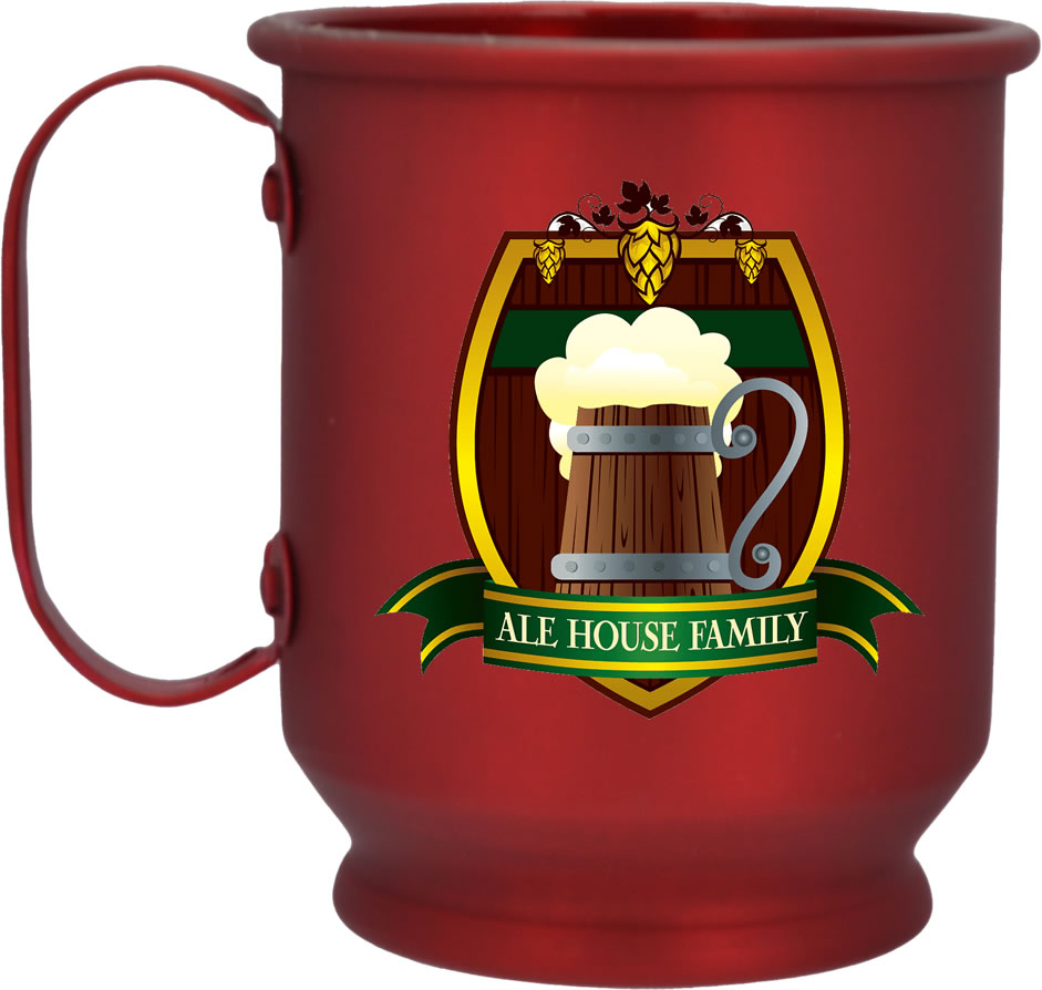 510ml vermelho fosca